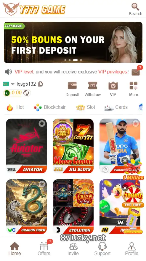 Y777 Game APK