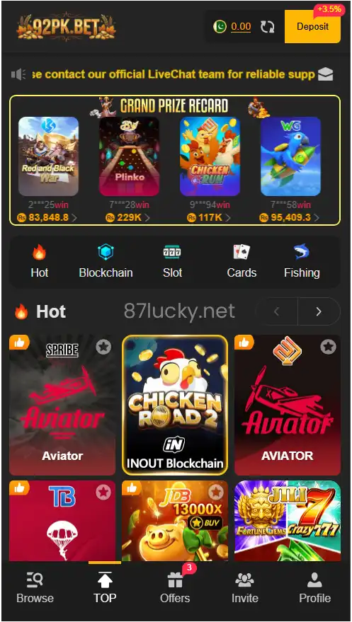 92 PK Game APK